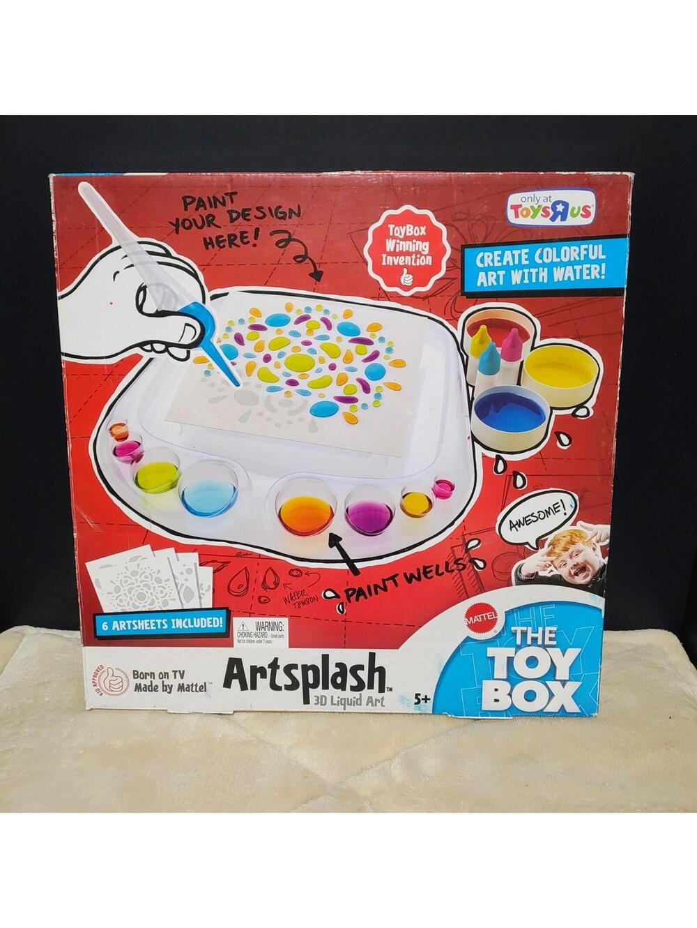 Artsplash 3D Liquid Art Set Plus  Mattel The Toy Box  Toys R Us Free Shipping